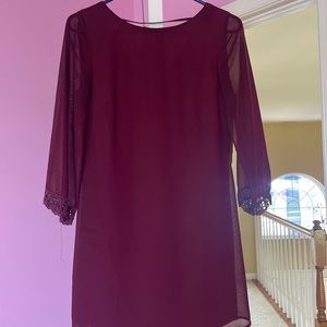 Maroon Cocktail Dress